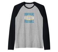 Fútbol Americano de los Dillon Panthers Camiseta Manga Raglan