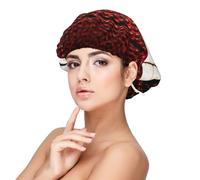 Fútbol americano,Gorro de dormir de satén para adultos - Gorro de dormir elástico para mujer, cubrecabello nocturno