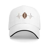 Fútbol Americano Heartbeat Cap Fashion Casual Baseball Hats Adjustable Hip Hop Summer Unisex Baseball Hats Personalizables