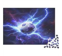 Fútbol Americano Puzzle Imposible,desafío para Adultos Cielo Estrellado de relámpagos Juego Educativo 1000 Piezas Obra De Arte De Juego De para Adultos, Regalos A Partir De 14 Años 1000pcs (75x50cm)