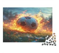 Fútbol Americano Puzzles Imposible,desafío para Adultos Flame Pastoral Juego Educativo 1000 Piezas Obra De Arte De Juego De para Adultos Y Niños Mayores De 12 Años 1000pcs (75x50cm)