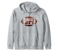 Fútbol Americano Vida Fanático Life Sudadera con Capucha