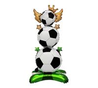 Fútbol Ball Balloons, Football Party Decor, Large Foil Balloons, Match Theme Decorations, for Party Birthday Game Bar Backyard School Cheering Photo Booth Celebration Event Decor Usage