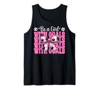 Fútbol Chica Mamá Mamá Día de la Madre Sé Una Chica Con Metas Camiseta sin Mangas