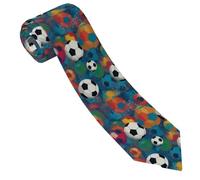 Fútbol Colorido Corbatas Divertida Corbatas De Hombre Moda Corbata Para Formal Fiestas Eventos