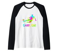 Fútbol Colorido para Defensores y Jugadores Defensivos Camiseta Manga Raglan