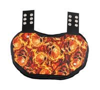 Fútbol con Placa Trasera - Carcasa de policarbonato Curvada, Equipo Protector de Espalda para fútbol Profesional Juvenil, Herramienta de Soporte para Correa de fijación Manual | Kits de protección