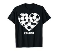 Fútbol Corazón Pasión Fútbol Fútbol Amante del Camiseta