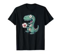 Fútbol de Dinosaurios Emocionado para los Amantes del jurásico y los fósiles Camiseta