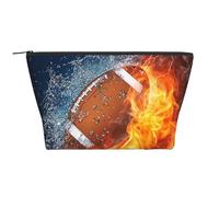 Fútbol de Fuego, Bolsa de artículos de tocador Bolsa de Maquillaje Bolsa de cosméticos Bolsa de artículos de tocador de Viaje portátil