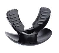 Fútbol de Protección Bucal, Protector de Dientes de Protector Bucal TPR de Grado Alimenticio para Boxeo, Fútbol, rugby, Deportes (dientes blancos y negros)
