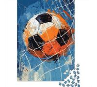 Fútbol Deportes Puzzle de 1000 Piezas Juego de Puzzle 1000 Piezas Papel Adultos Escena de GOL Relajación Familiar Regalo Hogar 38x26cm/1000pcs