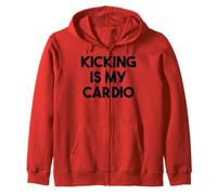 Fútbol Divertido - Patear es mi Cardio Sudadera con Capucha