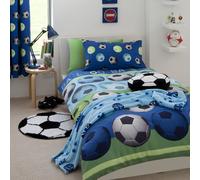 Fútbol Dormitorio Individual Doble Funda de Edredón/Cortinas/Sábana Bajera & Y