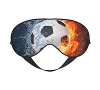 Fútbol en agua y fuego, Cubreojos completos Antifaz bloqueador de luz Antifaz para dormir Antifaz suave con los ojos vendados Noche