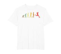 Fútbol Evolución Retro Regalo para Jugadores De Futbol Camiseta, Hombre Tallas Grandes, Blanco, 3X Alto