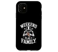 Fútbol Familiar con Bandera de Fin Carcasa para iPhone 11
