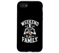 Fútbol Familiar con Bandera de Fin Carcasa para iPhone SE (2020) / 7/8