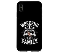 Fútbol Familiar con Bandera de Fin Carcasa para iPhone XS MAX