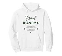 Fútbol Fan 2026 Brasil Ipanema Corazones Cálidos Días Cálidos Sudadera con Capucha