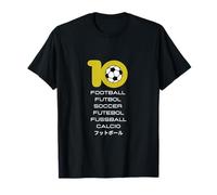 Fútbol Futbol Fútbol Fútbol Fussball Calcio Número 10 Camiseta