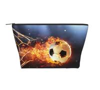Fútbol Impreso, Bolsa de artículos de tocador Bolsa de Maquillaje Bolsa de cosméticos Bolsa de artículos de tocador de Viaje portátil