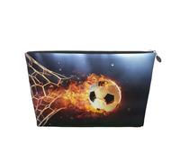 Fútbol Impreso, Bolsa de artículos de tocador Bolsa de Maquillaje Bolsa de cosméticos Bolsa de artículos de tocador de Viaje portátil