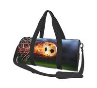 Fútbol Impreso, Bolsa de Viaje de Gran Capacidad, Bolso Redondo, Bolsa de Viaje Deportiva, Bolsa de Mano, Bolsa de Fitness