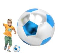 Fútbol inflable, balón de fútbol en el salón - Globos deportivos inflables de tela, balones de fútbol cubiertos de tela - Fútbol inflable interactivo, balones de fútbol blandos impermeables po