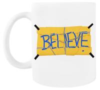 Futbol Is Life, Football, Believe Taza De Café Blanca Taza De Té De Cerámica