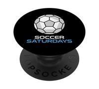 Fútbol los sábados Fútbol Mamá Y Papá Fút PopSockets PopGrip Adhesivo