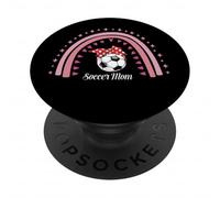 Fútbol mamá Debe Tener Mujer día de la Madre en mi fútbol mamá era PopSockets PopGrip Adhesivo