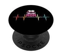 Fútbol mamá Debe Tener Mujer día de la Madre en mi fútbol mamá era PopSockets PopGrip Adhesivo