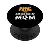 Fútbol mamá Debe Tener Mujer día de la Madre en mi fútbol mamá era PopSockets PopGrip Adhesivo