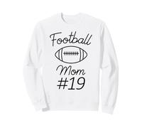 Fútbol Mamá Número 19 Mayor Fan Mujer Equipo Madre Mi Hijo Sudadera