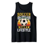 Fútbol más que un deporte es un estilo de vida Camiseta sin Mangas