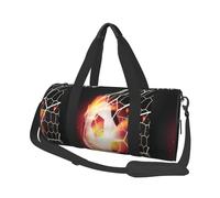 Fútbol Meta Fuego, Bolsa de Viaje de Gran Capacidad, Bolso Redondo, Bolsa de Viaje Deportiva, Bolsa de Mano, Bolsa de Fitness