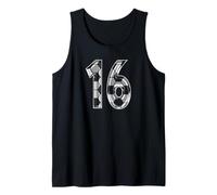 Fútbol Número 16 Camiseta Jugador Favorito #16 Mayor Fan Camiseta sin Mangas