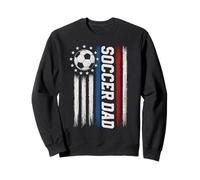 Fútbol Papá Orgulloso Padre Patriótico Deportes Día de los Padres Sudadera