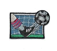 Fútbol para Niños Juego - Parches Termoadhesivos Bordados Aplique Para Ropa, Tamaño: 7,6 x 5,4 cm