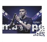 Fútbol Puzzle 3D 1000 Piezas para Adultos Y Niños - Mbappé Rompecabezas De Madera Difícil, Juego Familiar Educativo, Decoración Y Regalo Original 1000pcs (75x50cm)