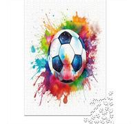 Fútbol Rompecabezas De 1000 Piezas para Adultos, Juego EduGatosivo De 1000 Piezas, Decoración del Cerdoar, Rompecabezas, Hombres Y Mujeres 1000pcs (75x50cm)