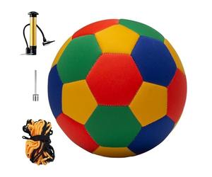 Fútbol Salón - Bola de Entrenamiento De Espuma Suave Para Niños, Equipo de Juego Seguro Acolchado Y Pelotas De Ejercicio Ligero, Incluye Bomba Y Red | Juguetes de Regalo Perfecto Para Niños, Niños Y