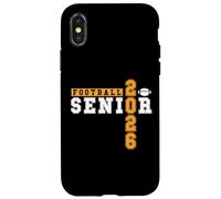 Fútbol Senior Noche Fútbol Senior 2026 Graduación 17 Carcasa para iPhone X/XS
