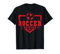 Fútbol Senior Noche Fútbol Senior 2027 Graduación 8 Camiseta gráfica económica, Hombre, Negro, L