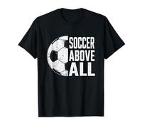 Fútbol sobre Todo Minimalista Envejecido pasión por el fútbol Camiseta