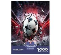 Fútbol - Sports Puzzles Imposible,desafío para Adultos Entretenimiento Creativo 1000 Piezas Obra De Arte De Juego De para Adultos, Regalos A Partir De 14 Años 70x50cm/1000pcs