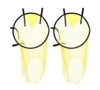 Fútbol Target Goal, plegable Football Training Net, 11,81 x 12,6 x 0,79 pulgadas, Sports Setup, Easy Design, Carry Frame for Garden Practice and Small Field Drills, amarillo