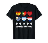 Fútbol Torneo de Fútbol Mundial Unido 2030 Amor Camiseta