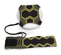 Fútbol Trainer Banda Entrenador de patadas Football Manos libres Práctica en solitario elástica Equipo de entrenamiento de fútbol cinturón ajustable para niños y adultos Se adapta a la bola 3, 4 y 5